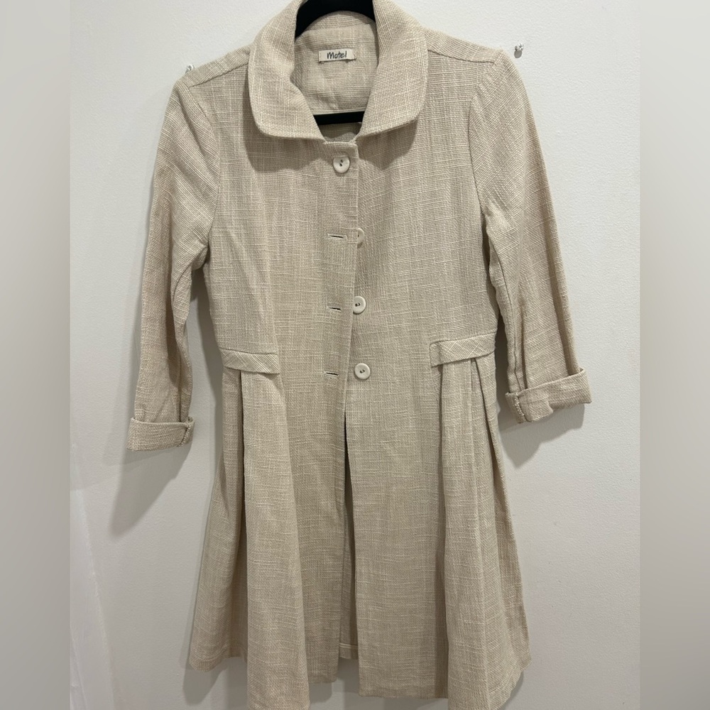 Tan jacket made in Italy